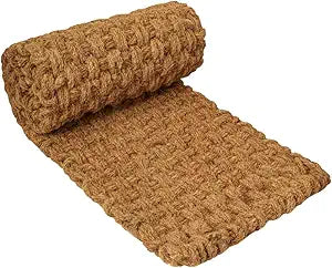 BARIEN 17 x 6 Ft Garden Pathway, 100% Natural Coco Coir Roll Mats Hand-Woven Coir for Garden Walkway - Snow Mats for Walkway (17" x 6Ft)