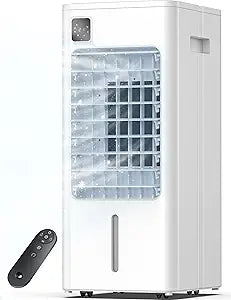 Portable Air Conditioner Windowless, Evaporative Cooler with Screen, Remote, 3 Speeds, 12H Timer-05