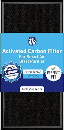Smart Air (aka Smart Health) Blast MKII Genuine Replacement Carbon Filter Removes Odors Smoke Ozone and Harmful Gases - Compatible with Smart Air Blast MKII