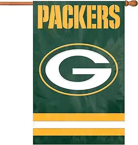 Party Animal NFL Team Flag, 44 x 28 Double-Sided, Weather-Resistant Nylon Flag for Indoor & Outdoor Use