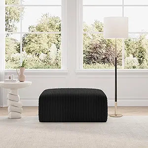 Novilla Modular Sectional Sofa, Modern Cloud Sectional Couch with Smarts Coil Support, Upholstered Boneless Couch for Living Room Apartments Bedroom, No Assembly Required (Ottoman)