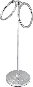 17" Countertop Towel Ring for Hand Towels - Polished Chrome - 5 Year Warrantee