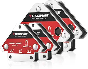 ARCCAPTAIN Welding Magnets 25LB & 55LB 4Pcs Welding Magnet Set