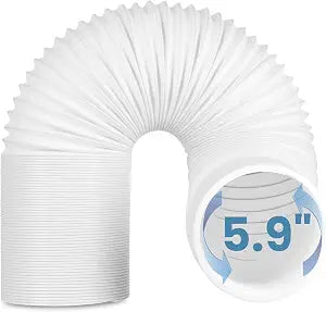Portable AC Hose 80", 5.9" Diameter Universal Exhaust Vent Hose