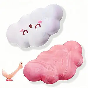 Elbow Rest Pads for Desk, Nail Tech Memory Foam Arm Rest 2 Pack