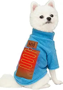 MYI Winter Heated Dog Electric Warm Coat Clothes for Small Medium Large Dogs Outside/Inside Cold Weather Jacket pet Vest Blue XXL(NOT Included Batteries)