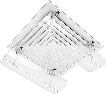 WITFORMS/SQUARE - Adjustable AC air deflector suitable for central air conditioner's square outlets. Enhance cooling and heating circulation