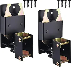 2 Pack 2-Way Heavy Duty Farm Gate Latch - Lockable Fence Gate Latch for Metal Tube Gate, Livestock Cattle, Horse Corrals, Ranches, Pastures, Pet Cages & Fences (Screws & Instructions Included)