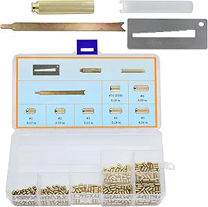 Rekey Kit for Kwikset, Complete 4-Tool DIY Set with Brass Bottom Pin