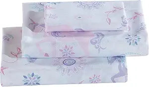Linen Plus Sheet Set Kids/Teens Unicorn Floral Flowers White Purple Lavender Light Pink Aqua New # White Unicorn (Twin)