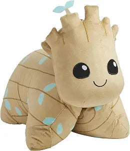 Pillow Pets Marvel Groot Soft Plush Folding Stuffed Animal and Kids Pillow Official Guardians of the Galaxy Merchandise, 16 Inch, for Travel, Bedtime, and Play