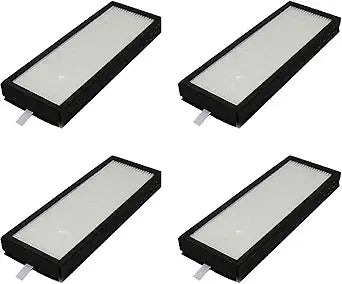 Nispira AH60010 True HEPA Filter Replacement for Hoover Air Purifier WH10100 WH10200 Oreck AK60010QPC WK17001QPC WK17004QPC WK17003QPC WK17002QPC, 4 Pack
