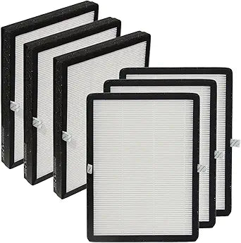 PUREBURG Replacement Filter Compatible with BLUEAIR DH3i 2-in-1 Purify + Humidify Humidifier & Air Purifier,2-Pack (H13 HEPA Filter x 6) Air Clean Dust, HEPA Filter Only