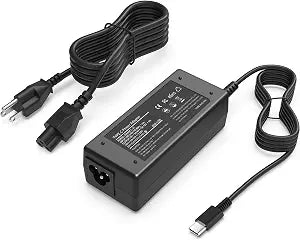 65W USB C Laptop Charger Replacement for HP Laptop Chromebook