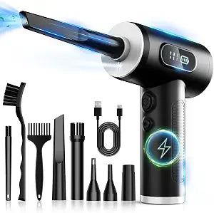 FRESMOL Compressed Air Duster, Rechargeable Cordless Electric Air Blower