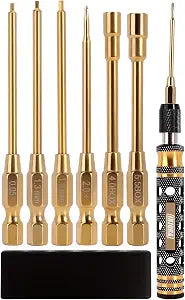 INJORA 6-in-1 Hex Screwdrivers Nut Drivers RC Tool Kit for FCX24 SCX24 AX24