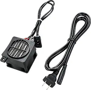 PTC Fan Heater with Plug 100W 110V, Ceramic Fast-Heating for Small Space