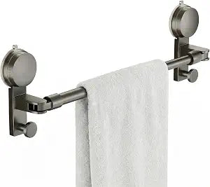 Suction Cup Towel Rack Bar, No Drill Adjustable RV Camper 15.7-30.7IN