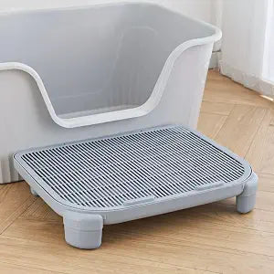 Greywaterproof Cat Mat, 19.69"X15.95"X3.54" Litter Box Mat, Easy Clean, Non-Slip, Urine-Proof Kitty Litter Catcher Mat