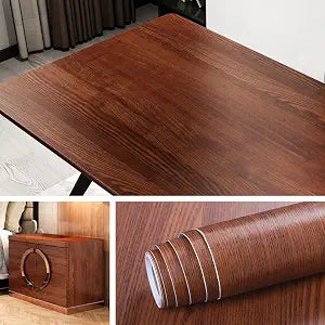 Livelynine Teak Wood Grain Contact Paper for Cabinets Drawers Peel and Stick Countertops Vinyl Kitchen Cabinet Wallpaper Self Adhesive Counter Top Contact Paper Waterproof Desk Covering 15.8x78.8 Inch