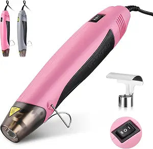 WORKPRO 400W Mini Heat Gun with Reflector Nozzle and 2 Temp Settings