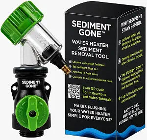 The Original Sediment Gone Water Heater Flush Kit & Sediment Removal Tool