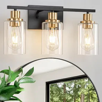 3 Light Bathroom Wall Light Fixture Vanity Wall Lights Over Mirror