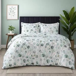 Dreamology Duvet Cover Queen Size,Bedding Set, Button Closure, Microfiber