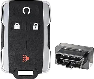 Vurkcy Key Fob Replacement for 2014-2020 Chevrolet Silverado & GMC Sierra/ 15-21 Chevy Colorado &GMC Canyon Car Keyless Entry Remote Control, M3N-32337100, 4 Btn