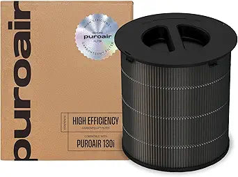 PuroAir 130 HEPA Air Purifiers for Home Pets - Covers Up To 600 Sq Ft - Filters Up To 99.9% of Pollutants, Smoke, Pollen, Dust - Quiet HEPA Air Filter - Air Purifiers for Bedroom