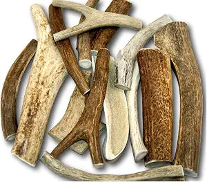 Top Dog Chews Approximately 1LB Deer Antlers, Premium, Grade A, Deer Antlers for Large, Medium or Small Dogs, Natural, Long Lasting Dog Chew for Aggressive Chewers, 3 Pack