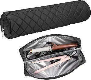 Suafrnut Large Heat Resistant Hot Hair Tools Organizer Bag(17.7" x 3.9")