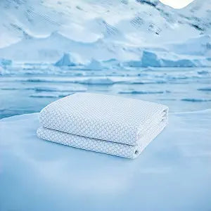 Woofry Double-Sided Pet Cooling Blanket, QMAX>0.5 Pet Throw Blanket, Stain Resistant Dog Cooling Mat, Lightweight Breathable Furniture Protector Bed Couch, Machine Washable, 60''*80''