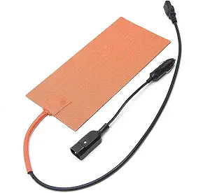 12V 100W Silicone Heating Pad Mat Quick Heater with Detachable Power Cable for Food Delivery Bag 5.98X11.97 Inches