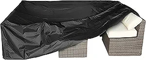 Patio Furniture Set Cover Outdoor Sectional Sofa Set Covers Outdoor Table and Chair Set Covers Water Resistant Large 315cm L x 160 cm W x 74 cm H