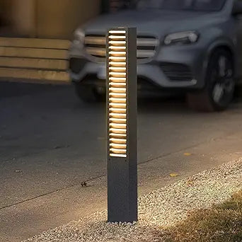 Landscape Path Lights, 39" Pathway Lights, 3000K Outdoor Driveway Light, IP65 Waterproof Modern Bollard Landscape Lighting, Bollards Light Path Led Wired for Patio Lawn Garden Walkway