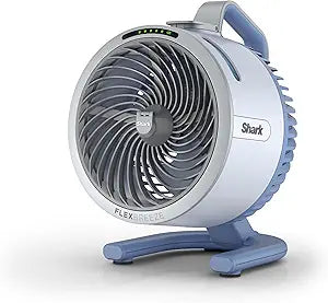 Shark FlexBreeze HydroGo FanΓUltra-powerful portable fan with indoor + outdoor mist. Corded & cordless, 5 speeds, evaporative misting, Glacier. FA052BL