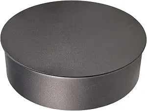 Replacement Black 6" 28 Ga Furnace Furnace Tube T-Cap BM0029 Fits Metal Flue Cover Cap,Indoor Chimney Pipe Cap, Round Chimney Stove Pipe Plug