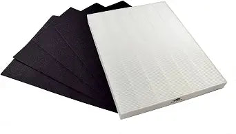 HQRP True HEPA + 4 Carbon Filter Set compatible with Kenmore 85300 SA300 32.85300 PlasmaWave, 118012-KM 118012 85301 32.85301 Replacement
