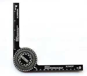 Miter Saw Protractor XLYAXOP 7.3 in Aluminum Angle Finder for Trim