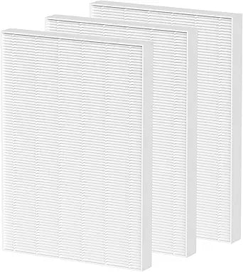 AeraMax 300 True HEPA Filter Replacement Compatible with Fellowes AeraMax 290 300 DX95 Air Cleaner Purifier, HF-300/AP-300PH, Part# 9287201 True HEPA Only 3 Pack