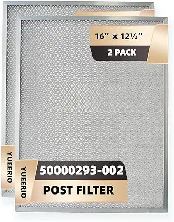 Post Filter Replacement 50000293-002, 16 x 12.5 Inch, 2 Pack, Compatible with F50F F58F F300E F300A