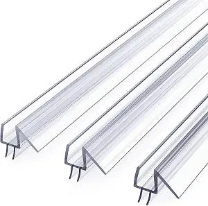 Delamu 3-Pack Shower Door Bottom Seal, 3/8'' 39'' Shower Door Sweep Strip