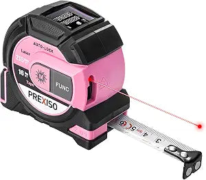 PREXISO 2-in-1 Laser Tape Measure, 215Ft Laser Measure & 16Ft Tape Measure