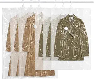 6 Pack Hanging Vacuum Storage Bags for Clothes