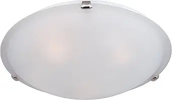 Maxim Lighting Malaga 4-Light Flush Mount | Satin Nickel Finish | Transitional Hallway Flush Mount Ceiling Light | 11060FTSN