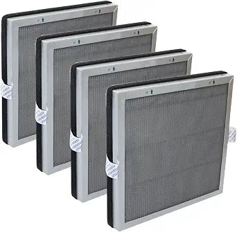 PUREBURG Replacement Filter Compatible with Jafnda JF180 Jafanda Air Purifier, H13 True HEPA and Activated Carbon Multi-Layer Filtration, Pack of 4