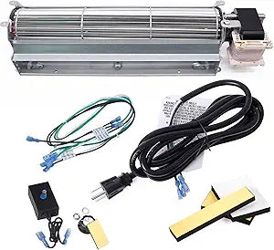 Fireplace Blower Fan Kit for Desa BK BKT, FMI, Vanguard, Comfort Flame, Comfort Glow Fireplaces, Replacement Desa GA3750A GA3700 GA3750 GA3650 GA3700T GA3450TA Fireplace Blower Kit