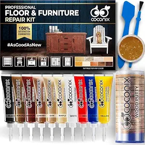 COCONIX Laminate Flooring & Wood Furniture Repair Kit for Scratches & Dents
