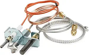 Stanbroil 4021-732 Natural Gas Pilot Assembly Replacement Part for Heatilator, Heat N Glo and Quadra-Fire Gas Fireplace, 25660 Pilot Assembly Replacement Parts for Heatilator Gas Fireplace